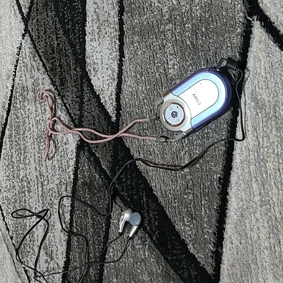 VINTAGE COBY CX-7 MINI PORTABLE AM-FM RADIO RECEIVER EARPHONES PRICE FIRM - Picture 10 of 12